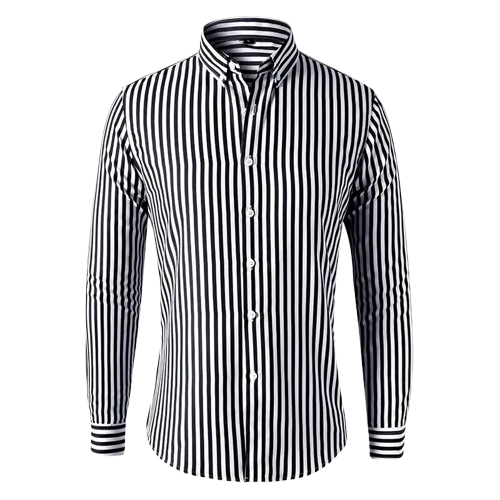 BARONBY Dik Çizgili Pamuk Gömlek