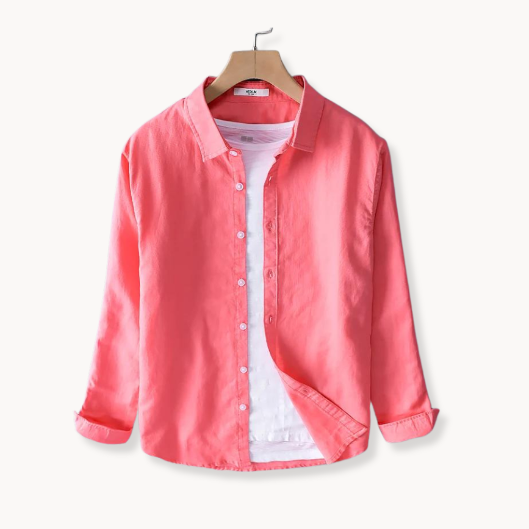 BARONBY Linen Cotton Gömlek