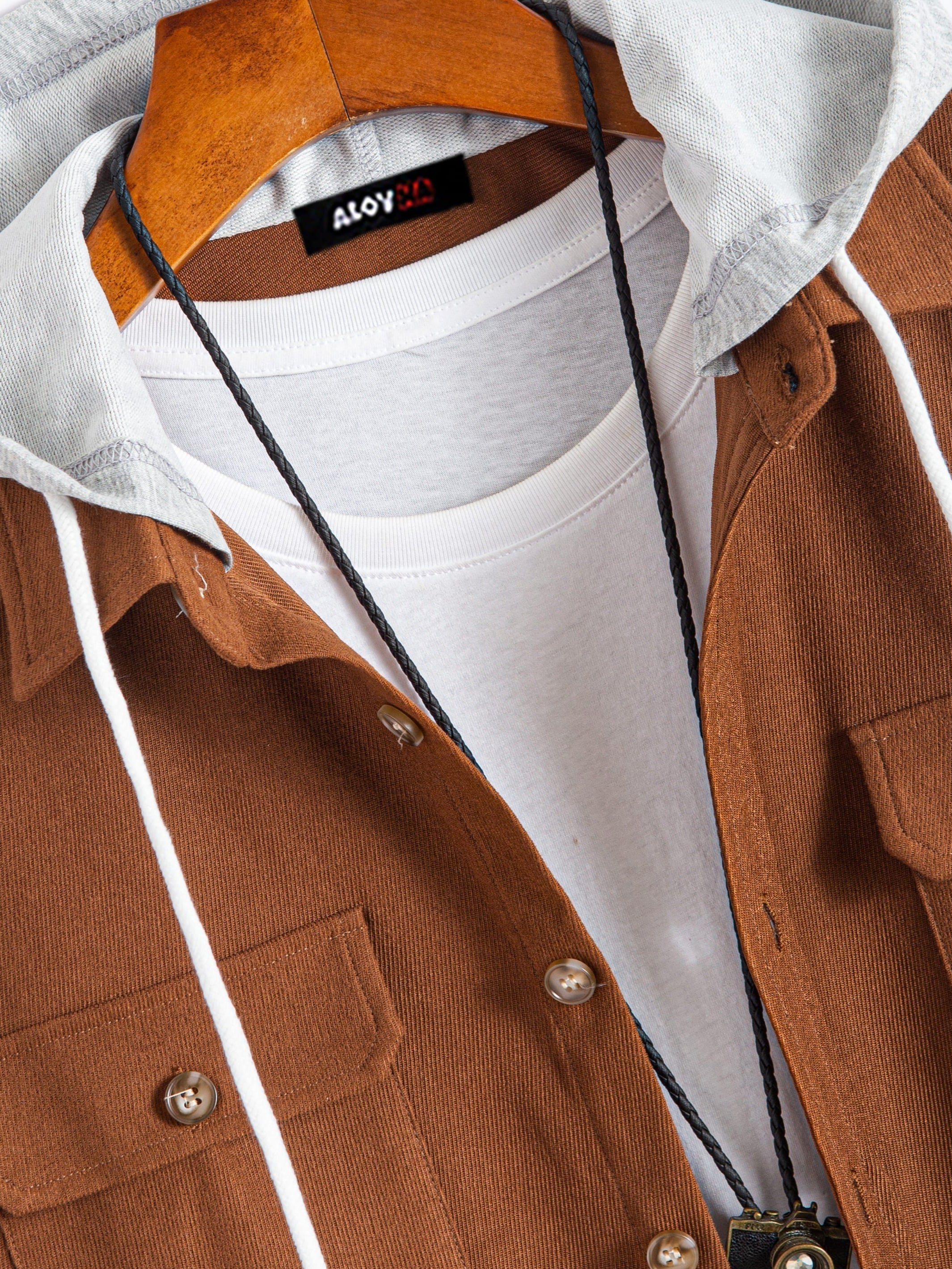 BARONBY Kapuşonlu Pamuk Gömlek