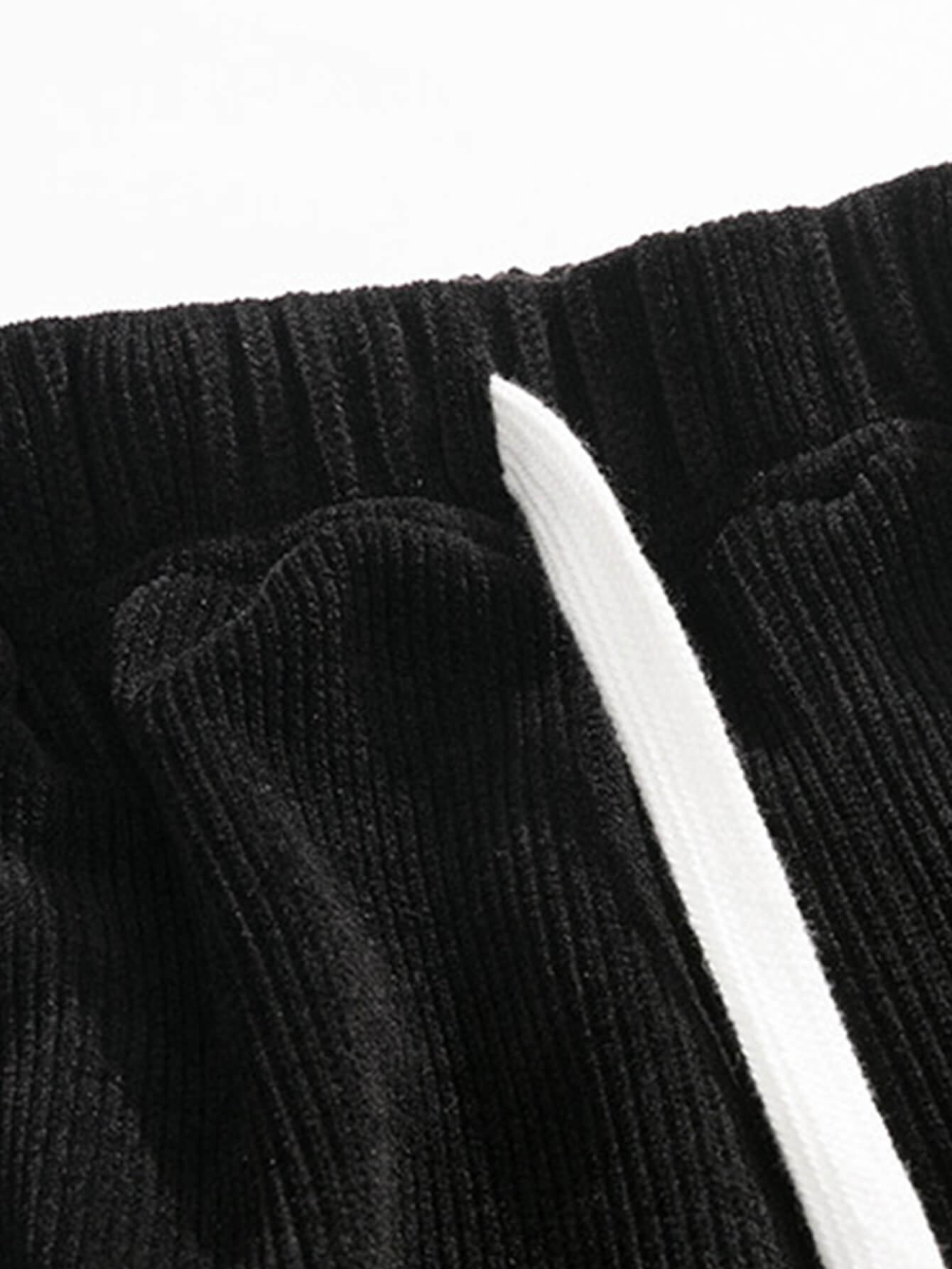 BARONBY Siyah Yamalı Eşofman Altı