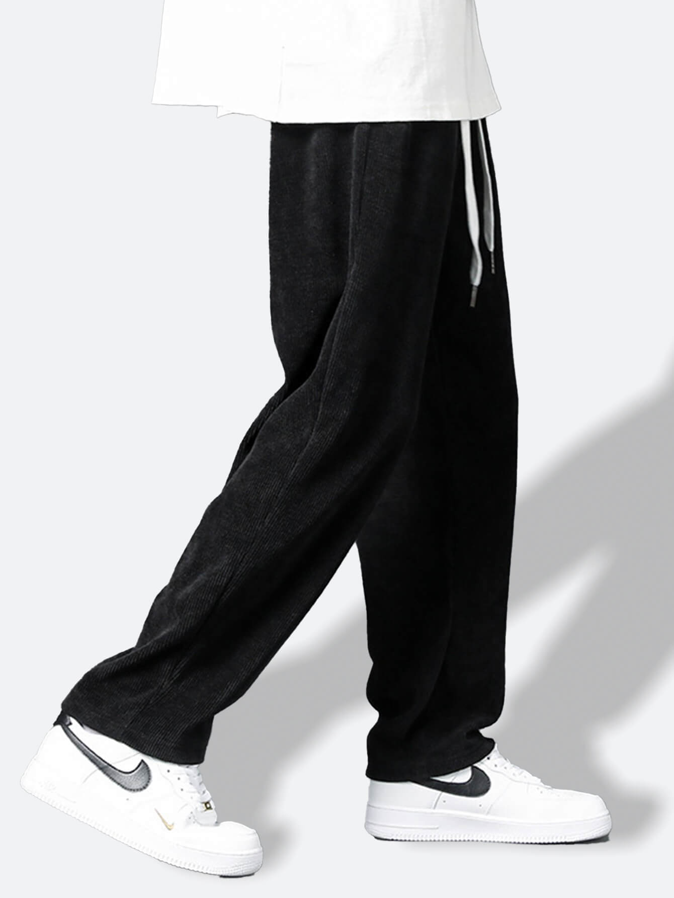 BARONBY Siyah Yamalı Eşofman Altı