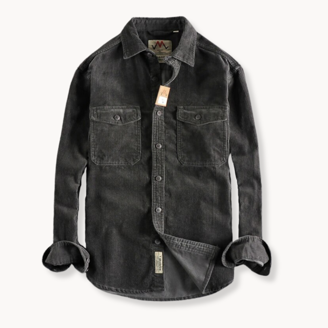 BARONBY Kadife Kazak Gömlek