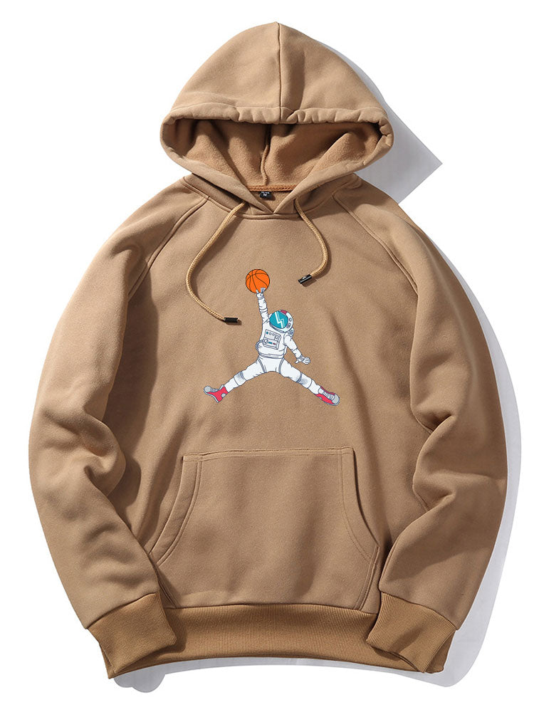 BARONBY Basketball Astronaut Hoodie