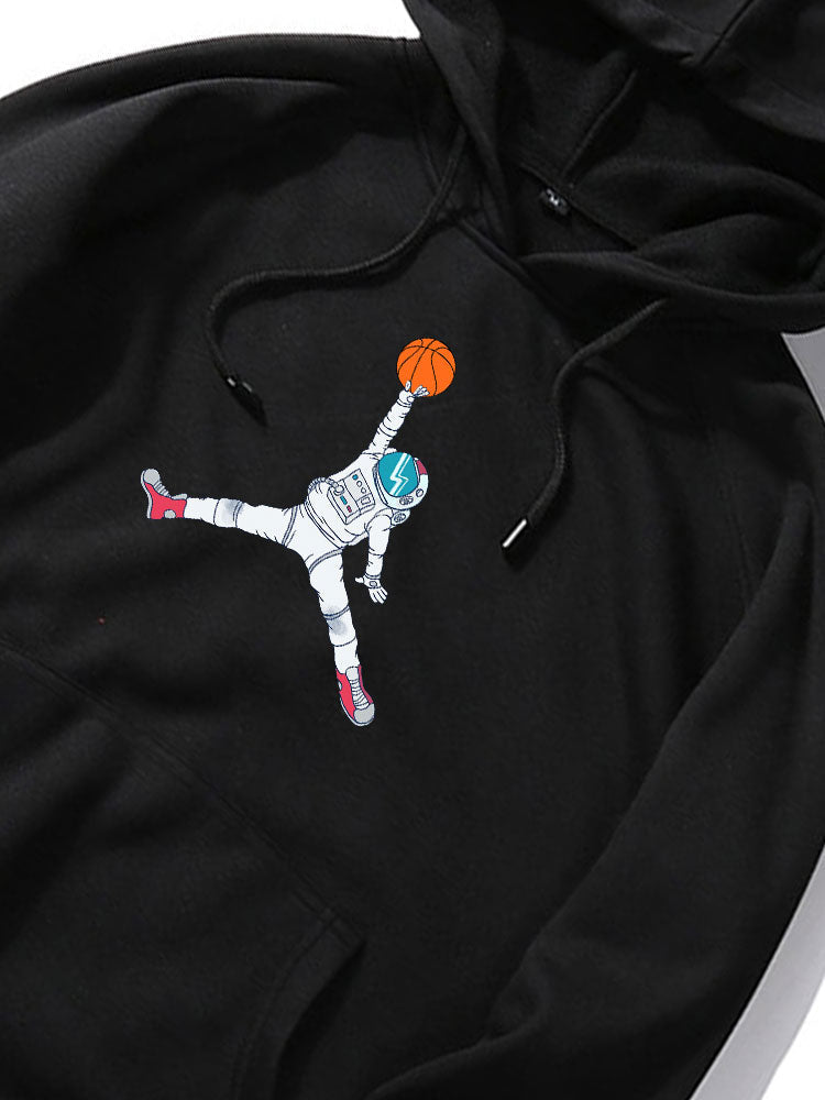 BARONBY Basketball Astronaut Hoodie