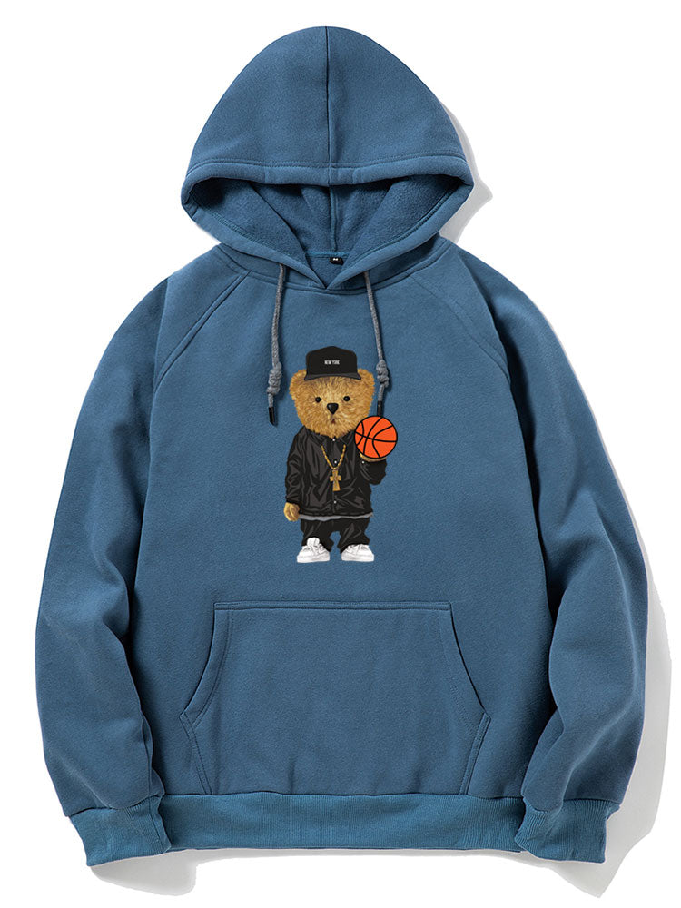 BARONBY Basketball Bear Hoodie