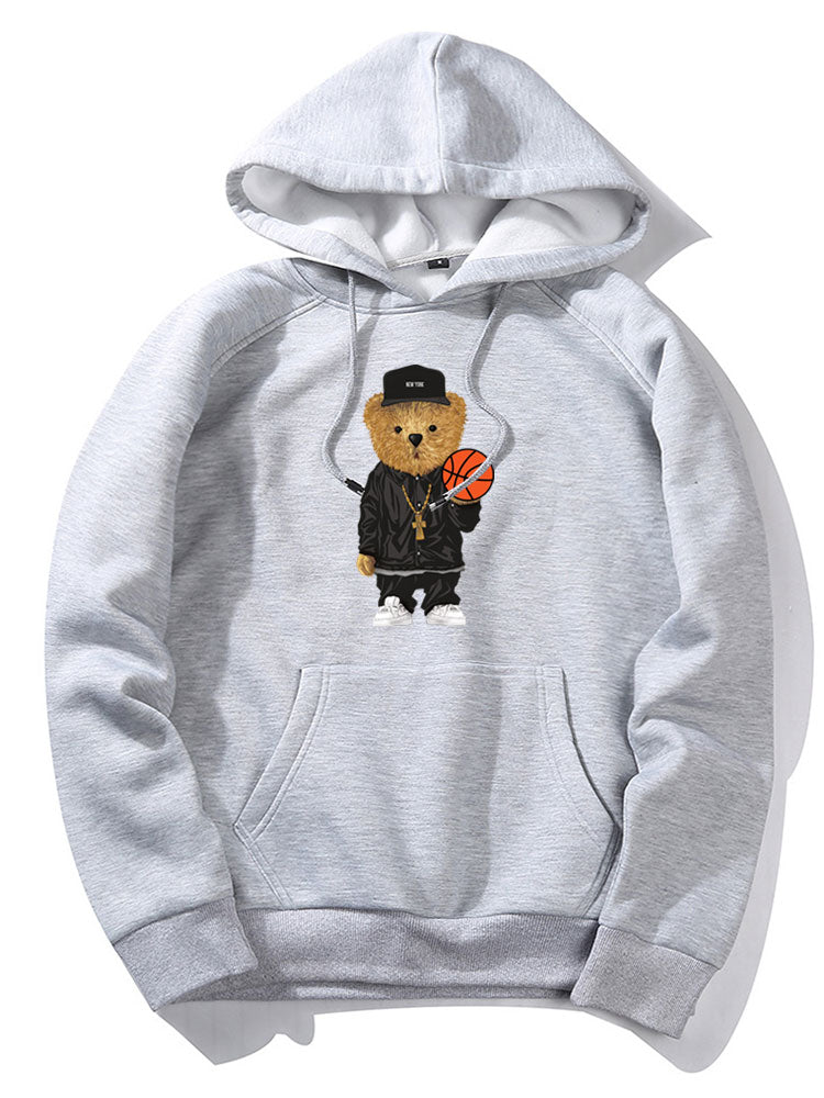 BARONBY Basketball Bear Hoodie