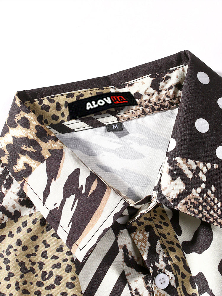 BARONBY Leopar Gömlek