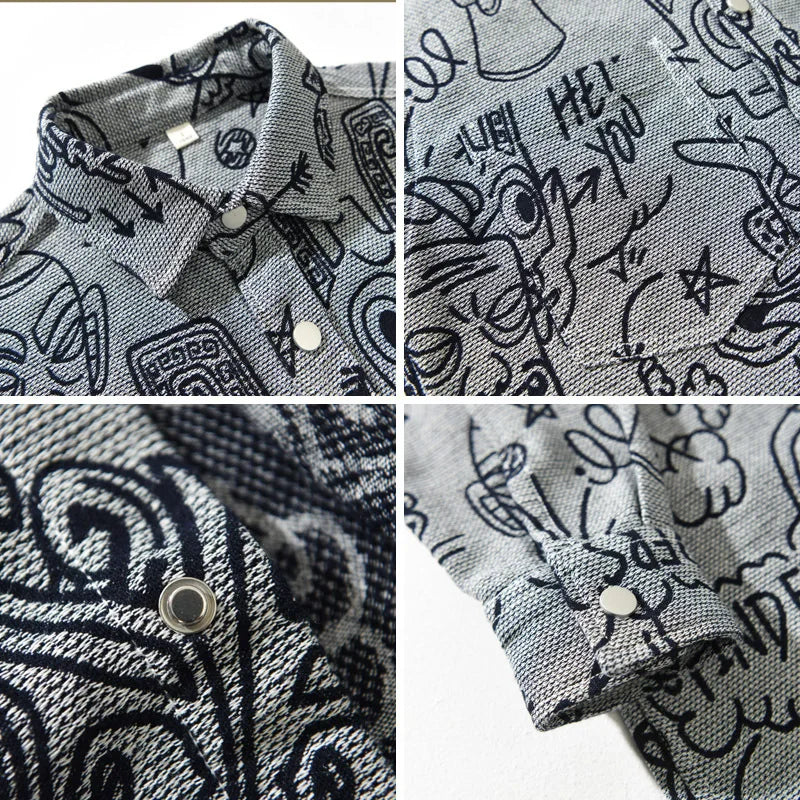 BARONBY Graffiti Gömlek