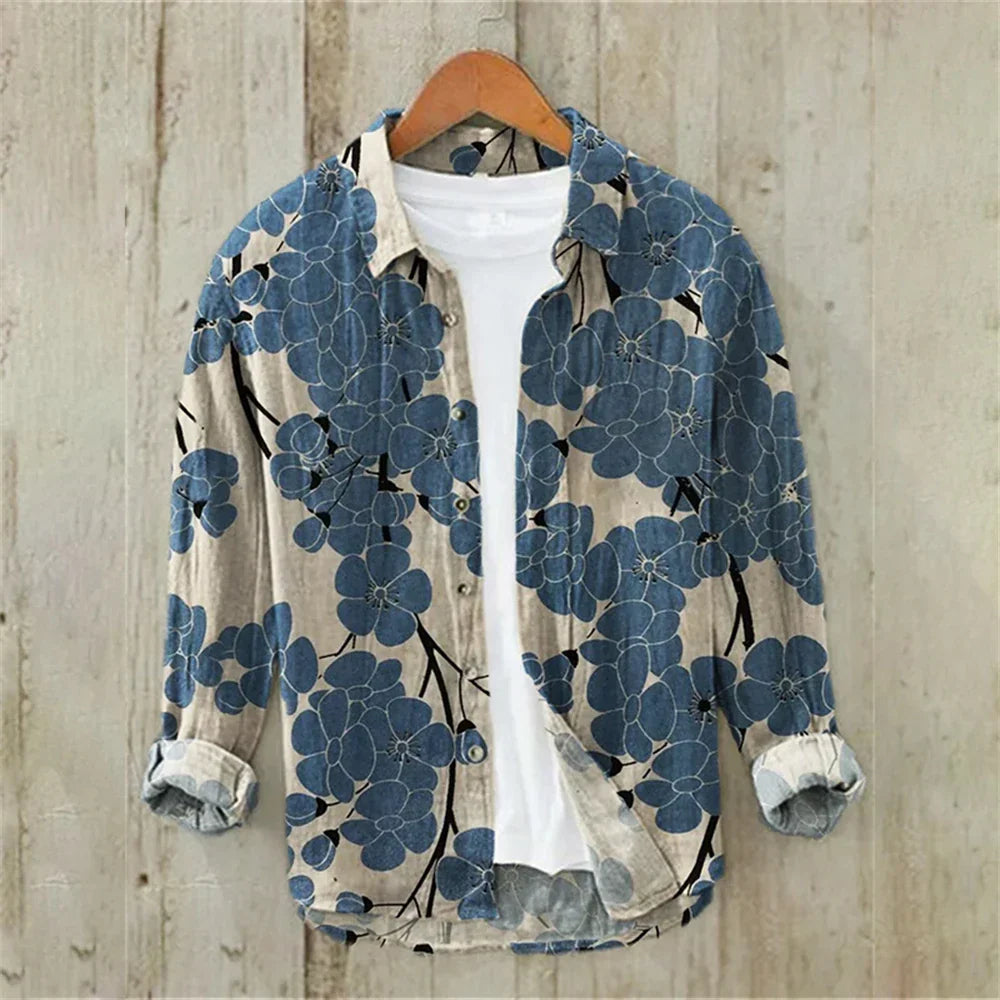 BARONBY Japanese Retro Gömlek