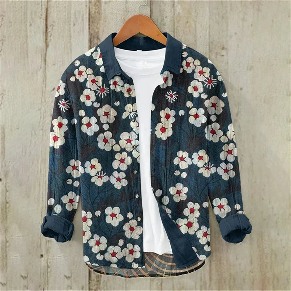 BARONBY Japanese Retro Gömlek