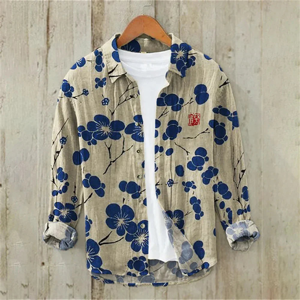 BARONBY Japanese Retro Gömlek