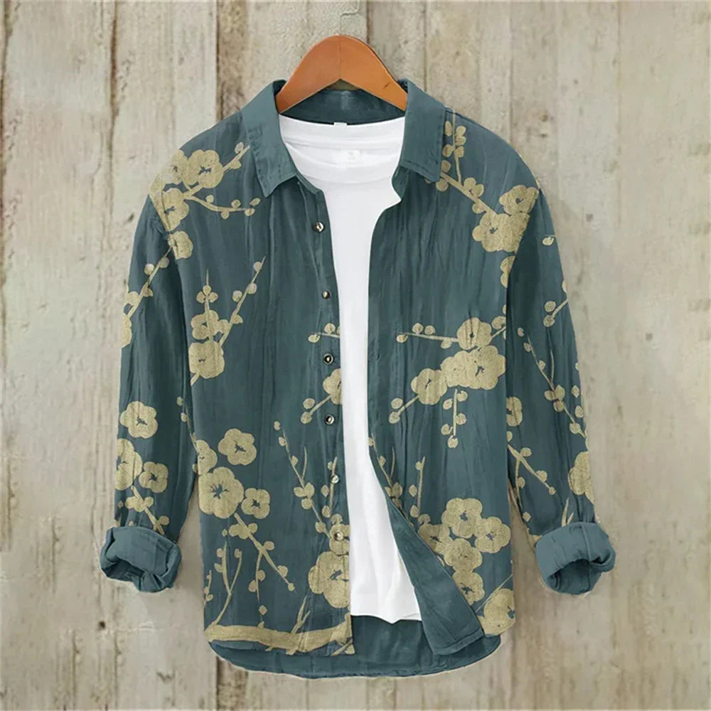 BARONBY Japanese Retro Gömlek