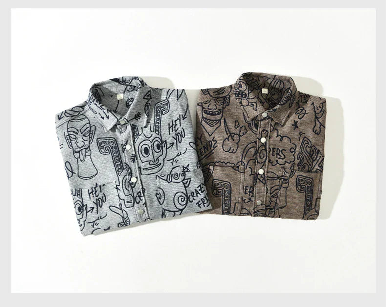 BARONBY Graffiti Gömlek