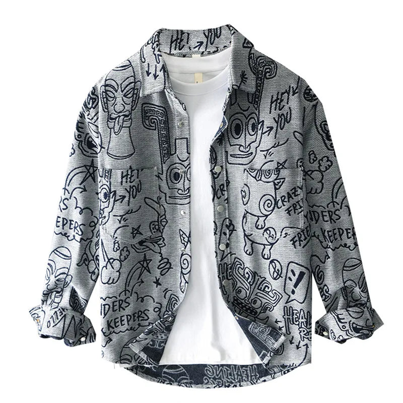 BARONBY Graffiti Gömlek