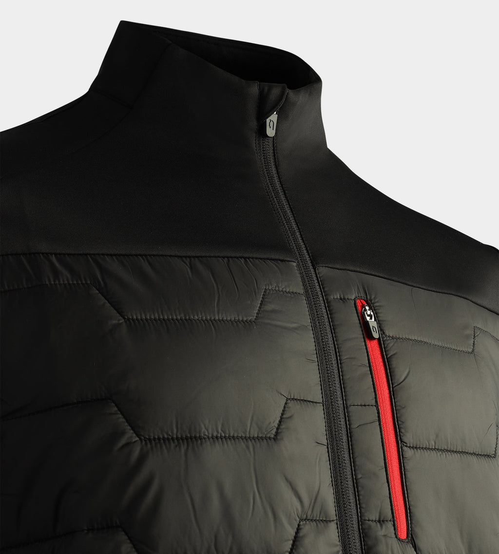 BARONBY Kazak Kırmızı Siyah Ceket