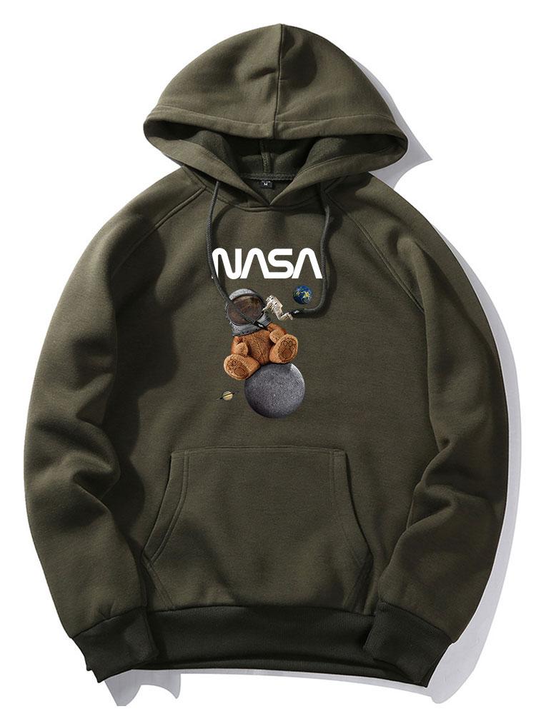 BARONBY NASA Space Bear Hoodie