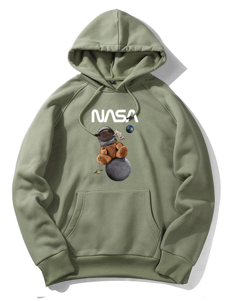 BARONBY NASA Space Bear Hoodie