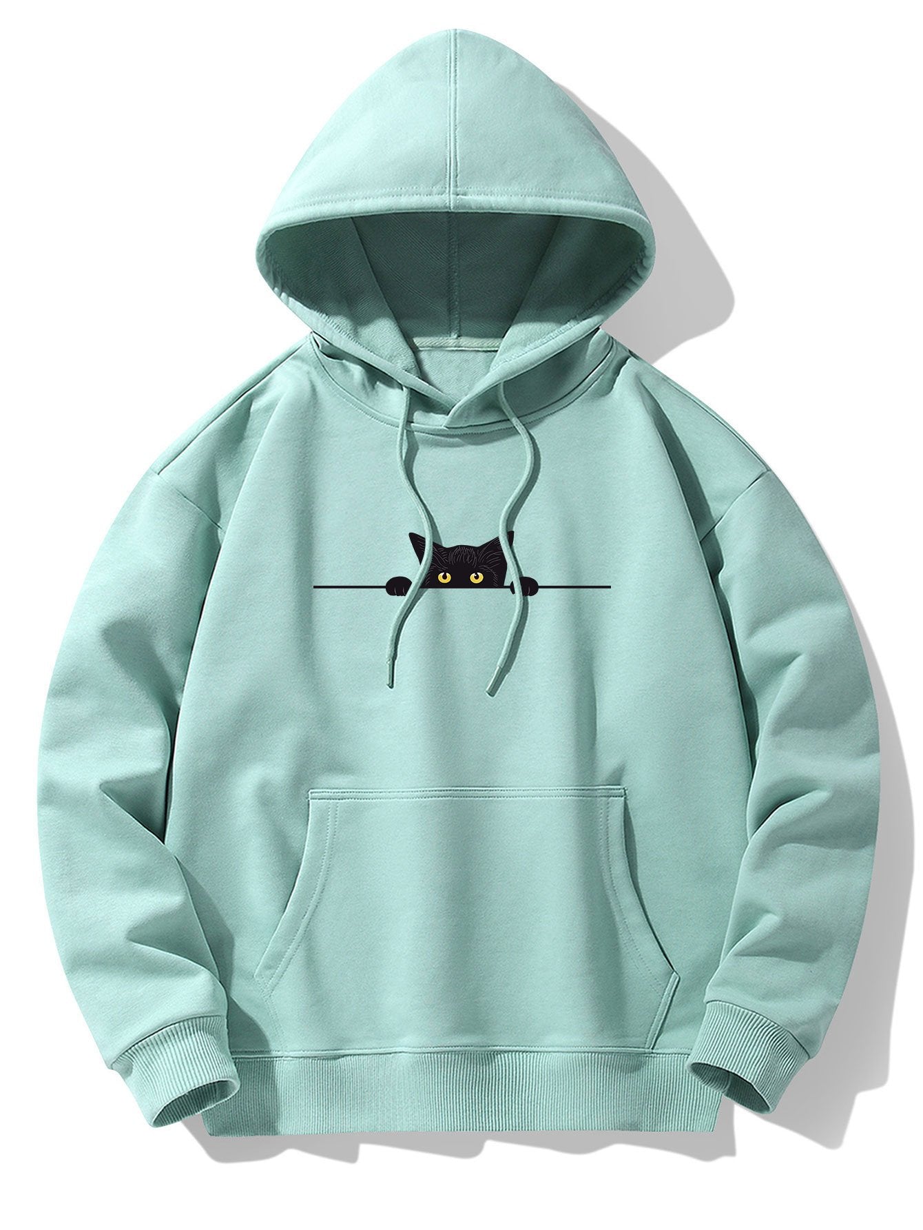 BARONBY Black Cat Drop Hoodie