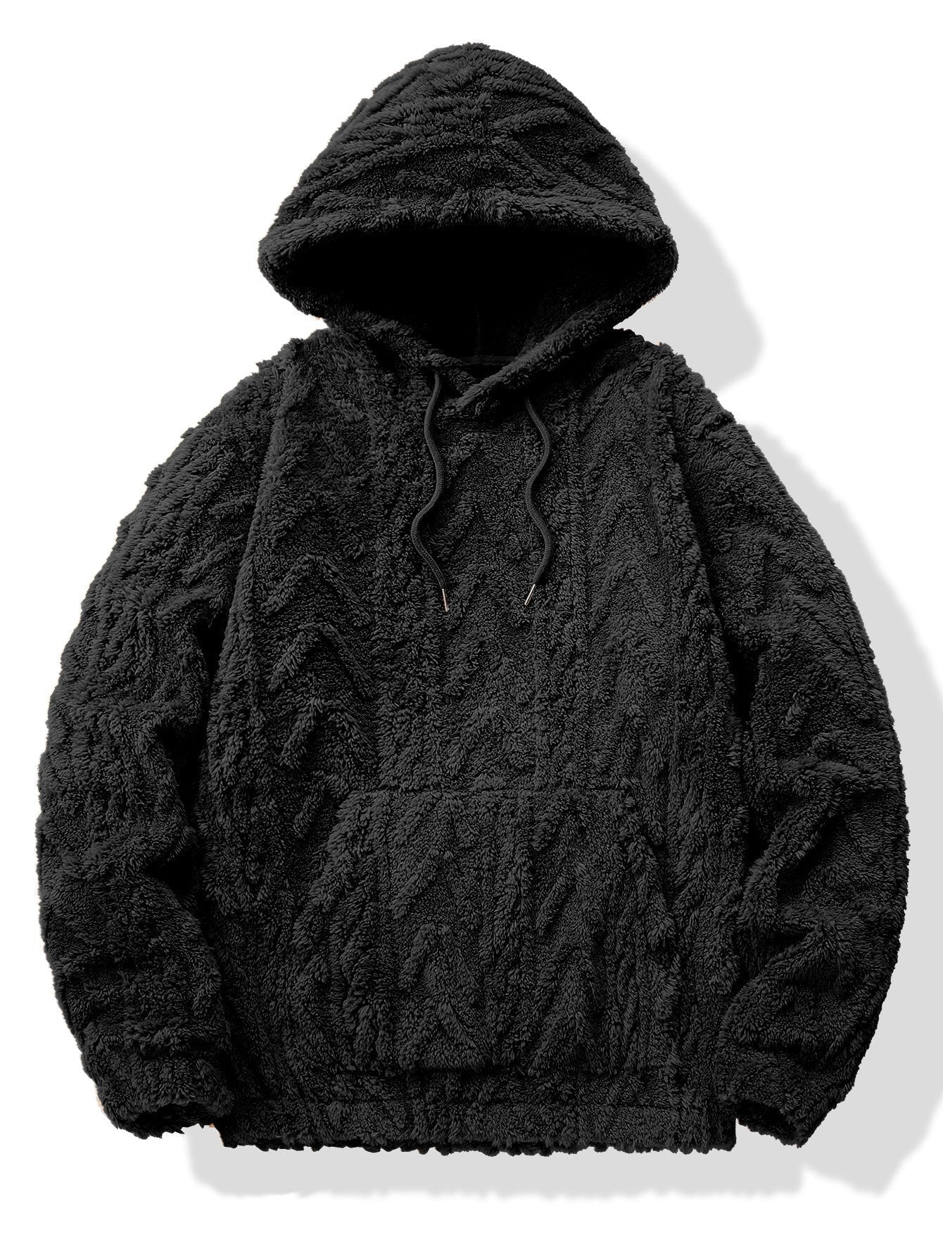 BARONBY Geometric Jacquard Hoodie
