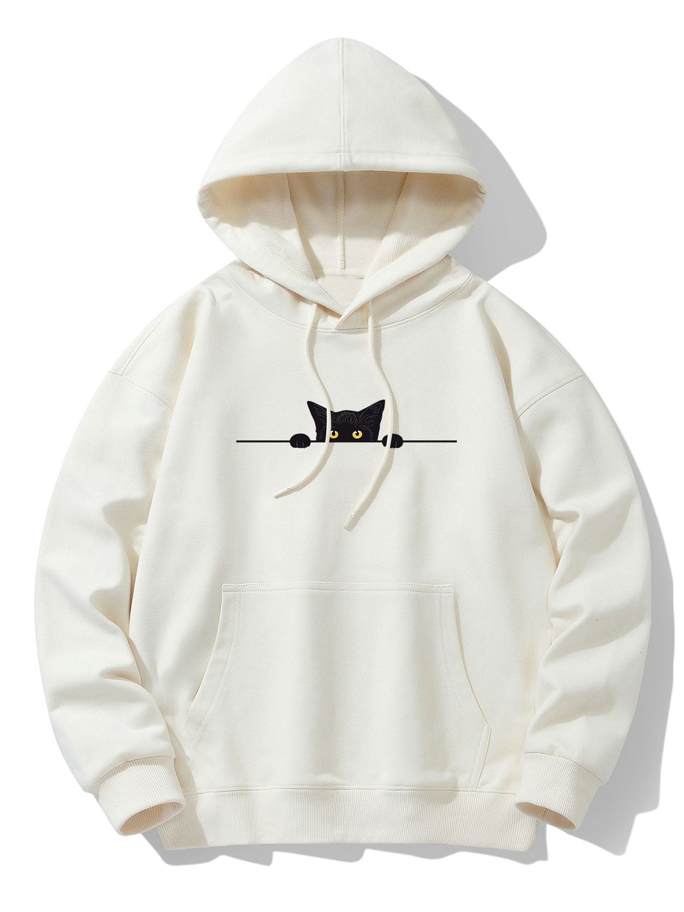 BARONBY Black Cat Drop Hoodie