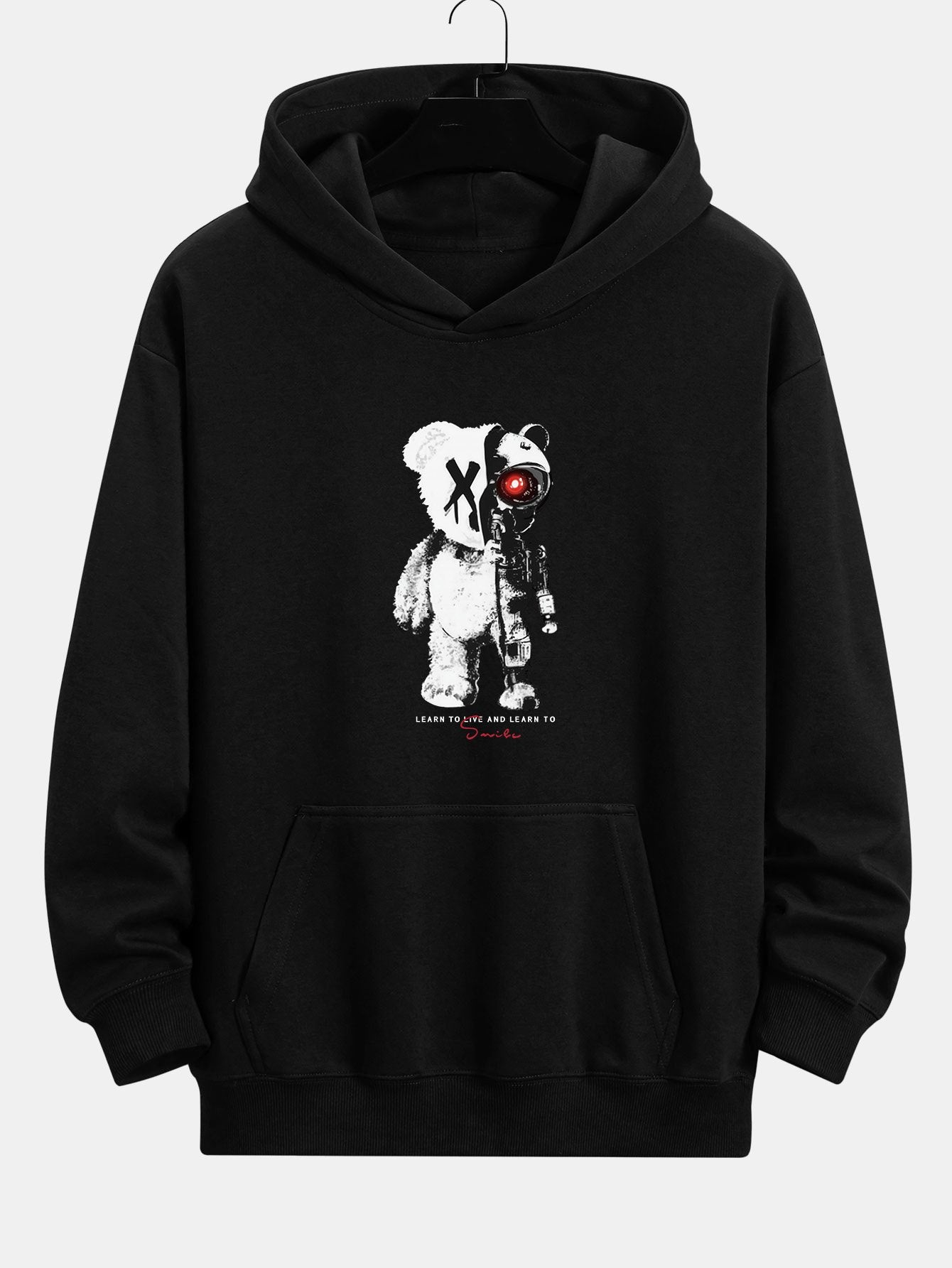 BARONBY  Robot Bear Hoodie