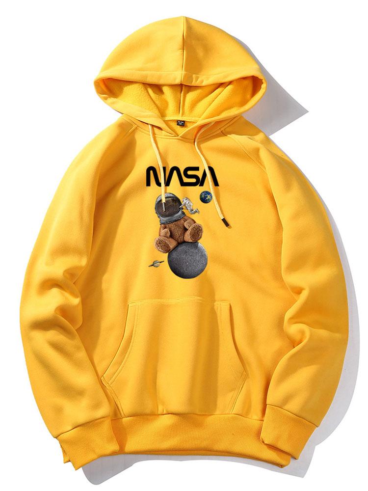 BARONBY NASA Space Bear Hoodie