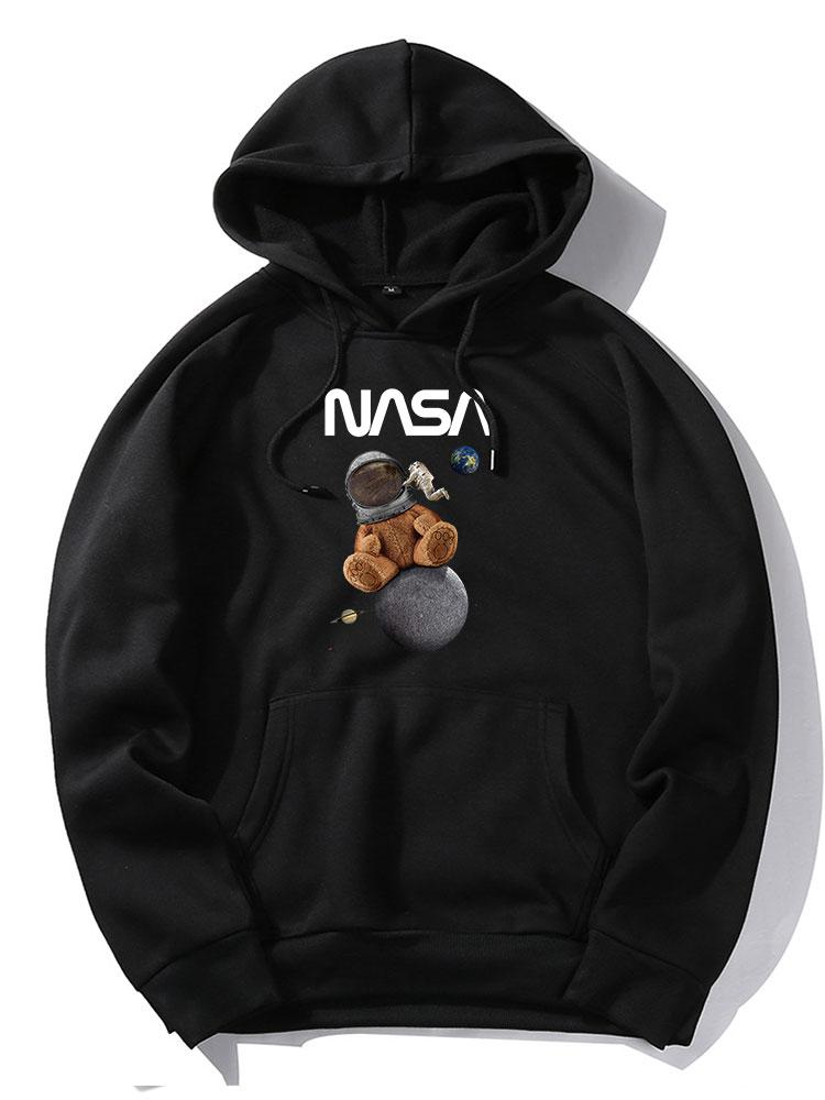 BARONBY NASA Space Bear Hoodie