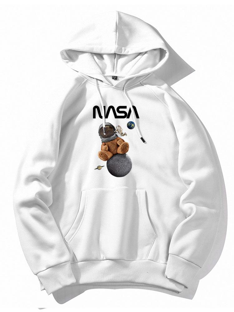 BARONBY NASA Space Bear Hoodie
