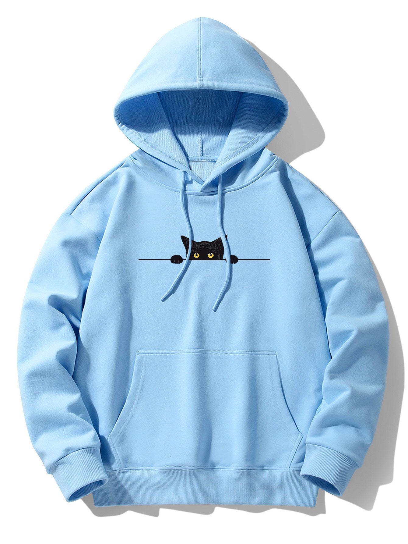 BARONBY Black Cat Drop Hoodie