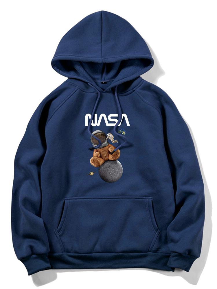 BARONBY NASA Space Bear Hoodie