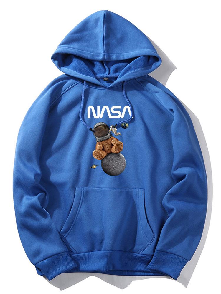 BARONBY NASA Space Bear Hoodie