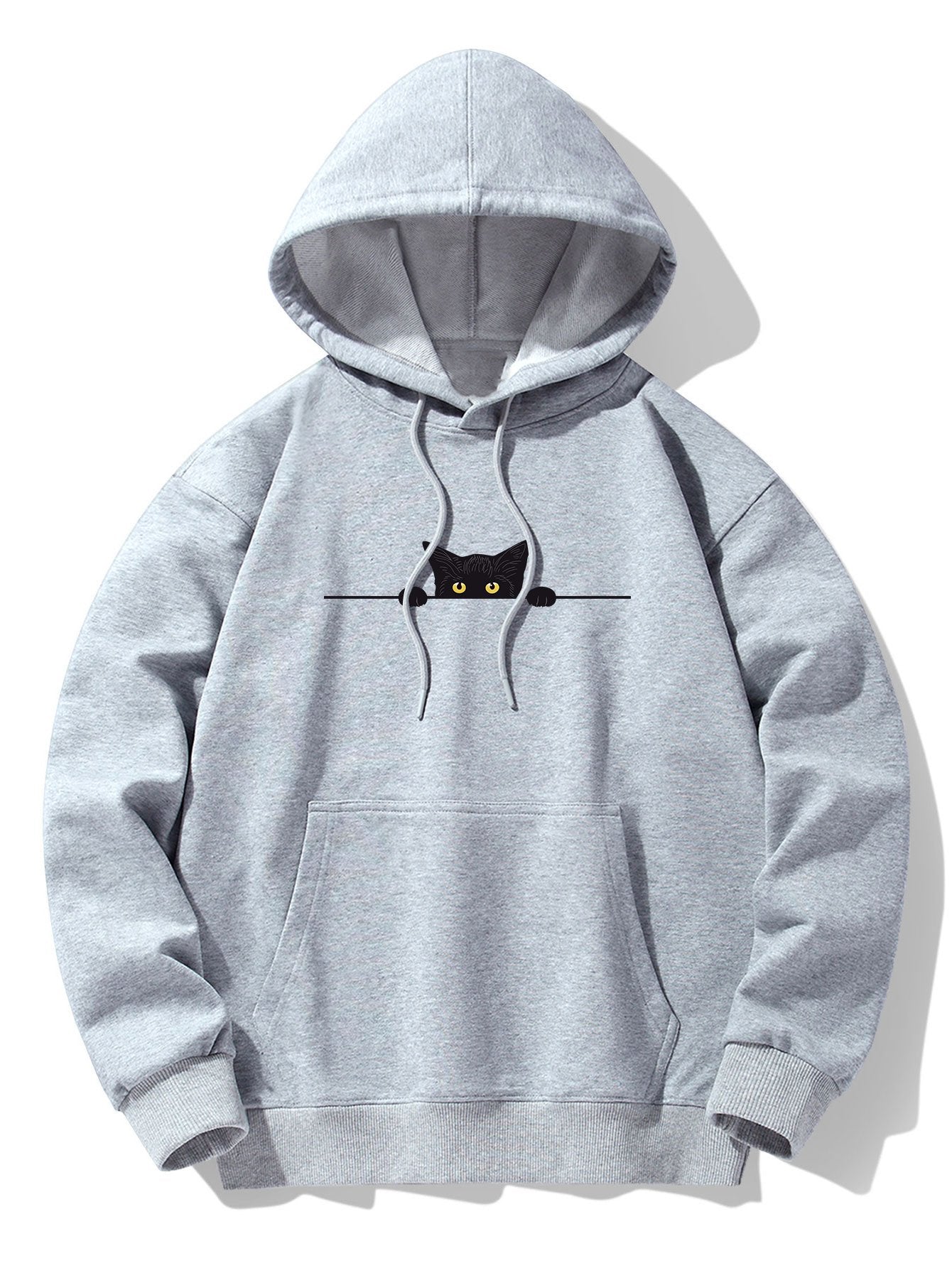 BARONBY Black Cat Drop Hoodie