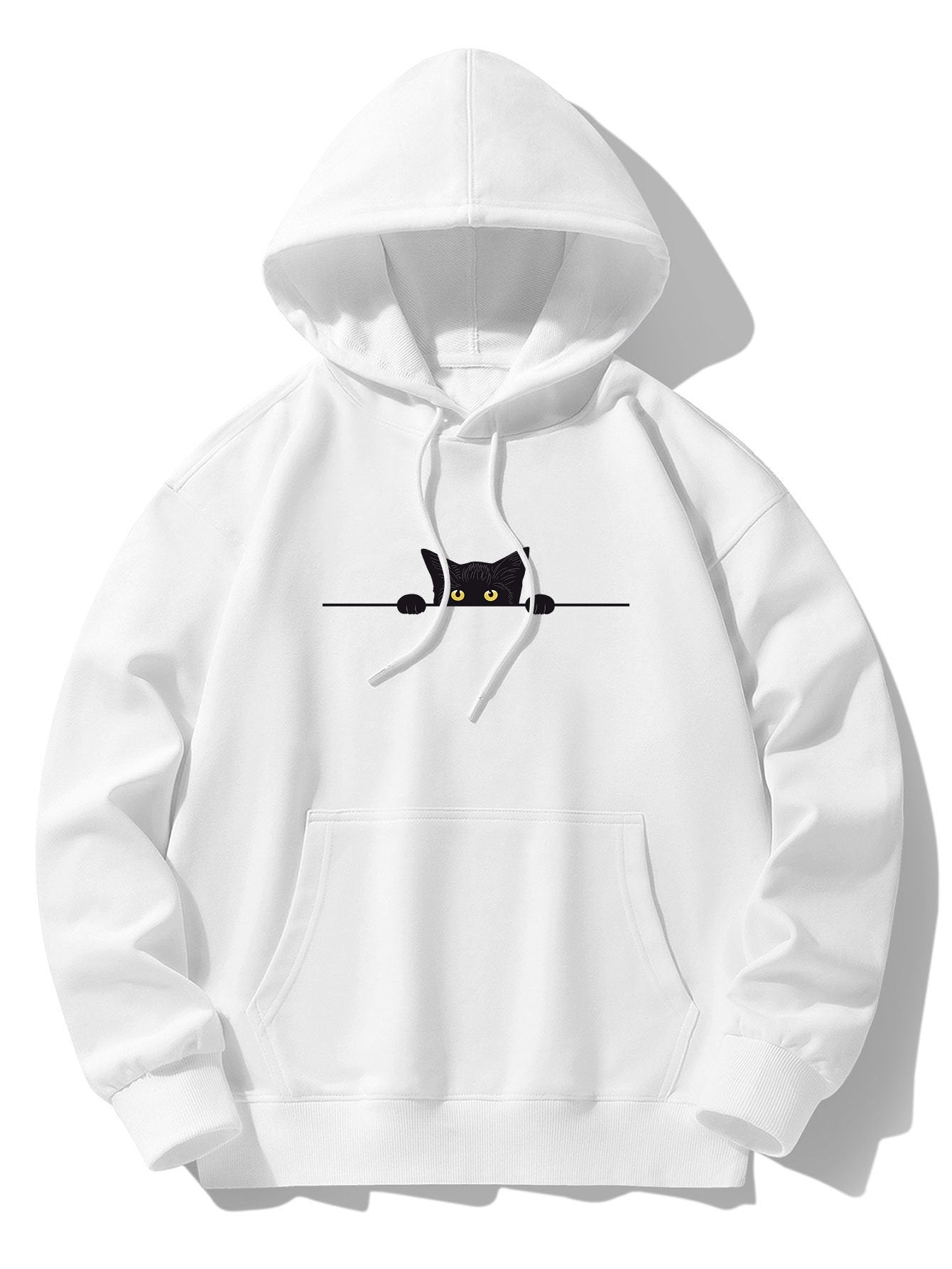 BARONBY Black Cat Drop Hoodie