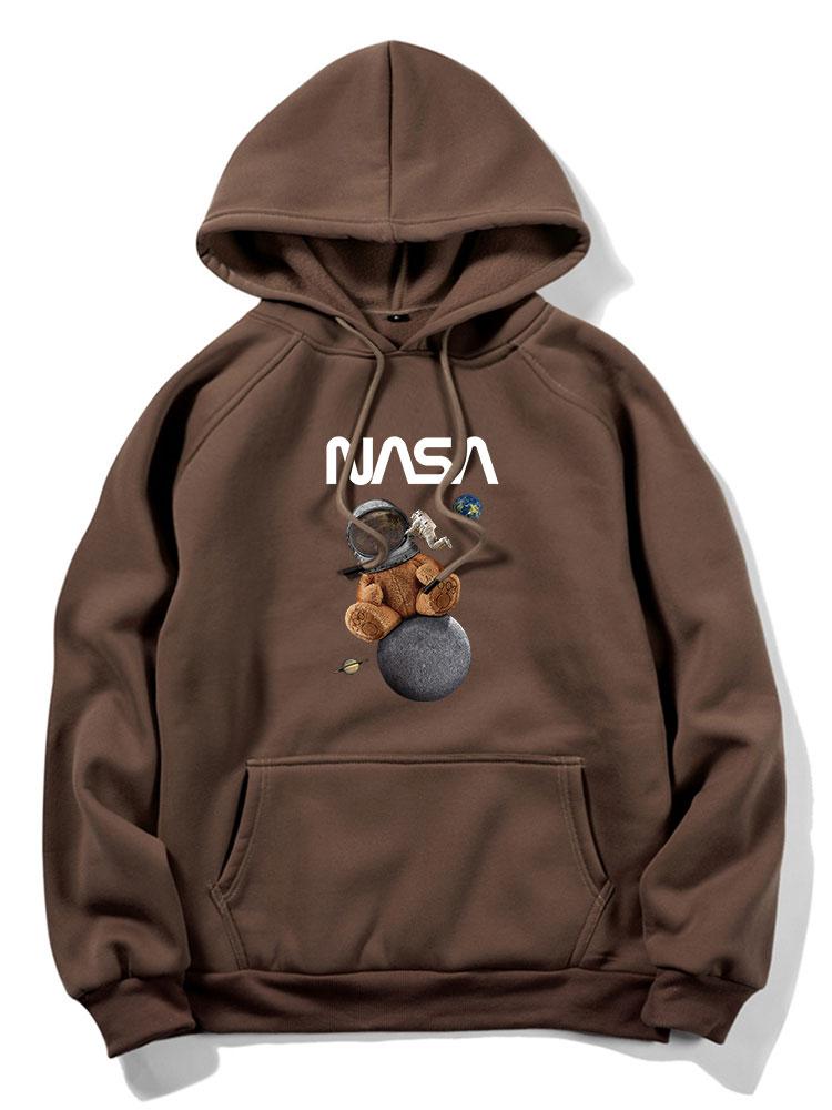 BARONBY NASA Space Bear Hoodie