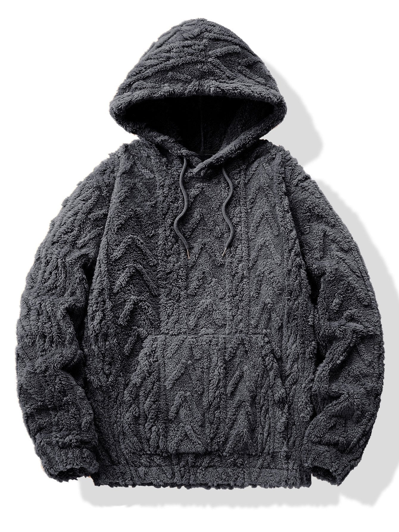 BARONBY Geometric Jacquard Hoodie