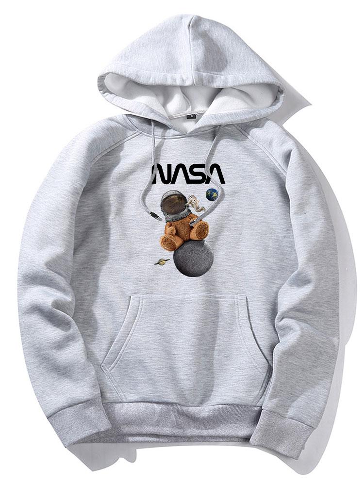 BARONBY NASA Space Bear Hoodie