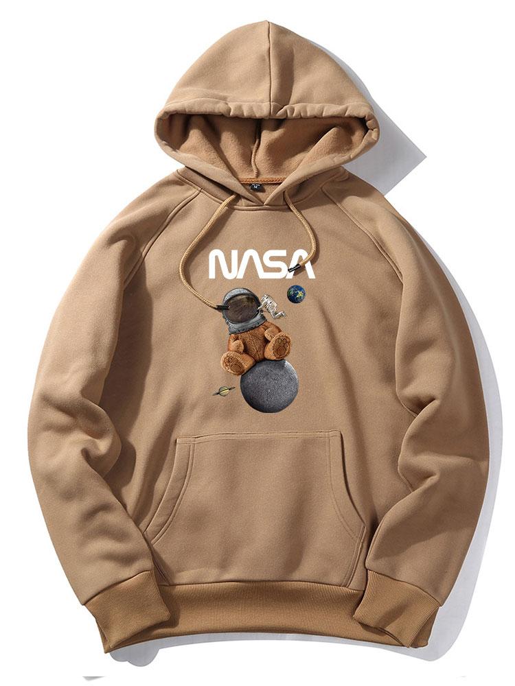 BARONBY NASA Space Bear Hoodie