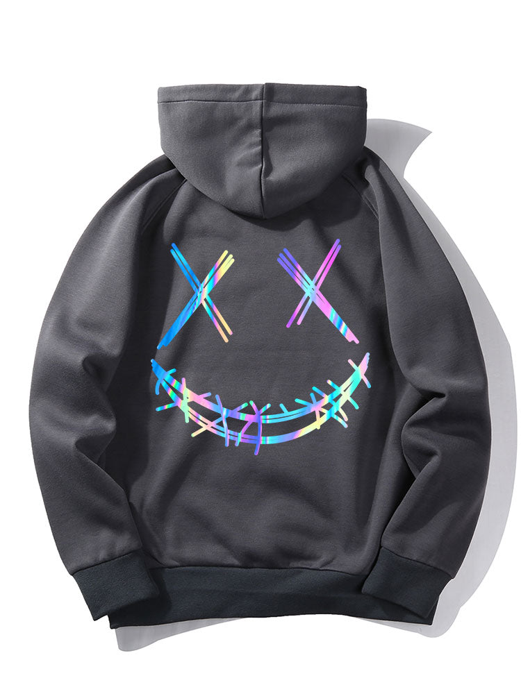 BARONBY Gradient Smiley Hoodie