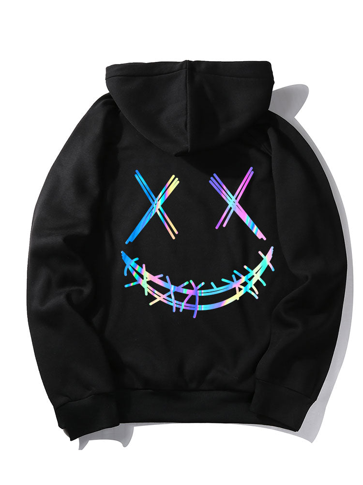 BARONBY Gradient Smiley Hoodie