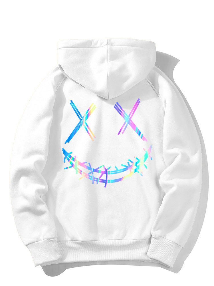 BARONBY Gradient Smiley Hoodie