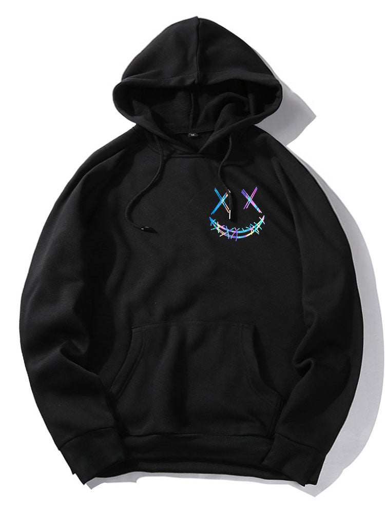 BARONBY Gradient Smiley Hoodie