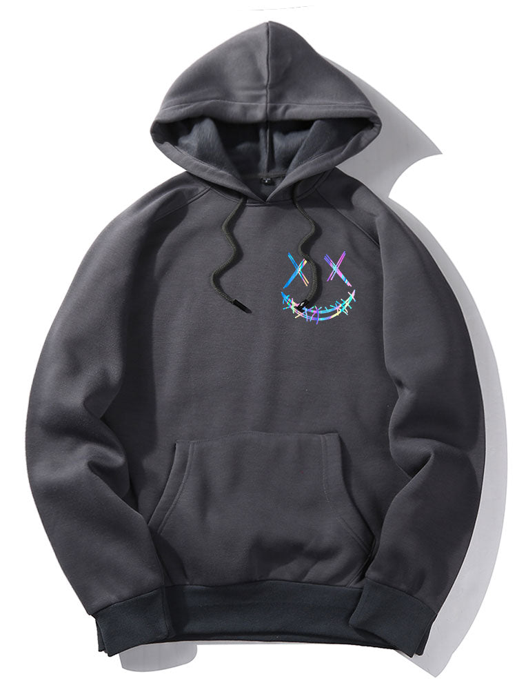 BARONBY Gradient Smiley Hoodie
